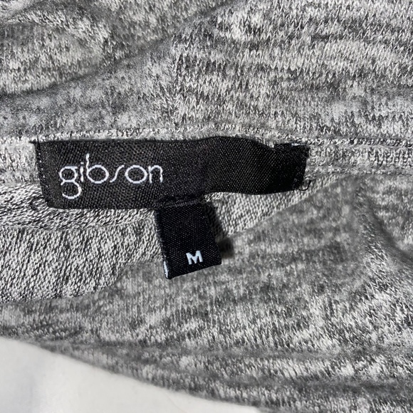 Gibson Off The Shoulder Grey Sweater - Picture 2 of 16